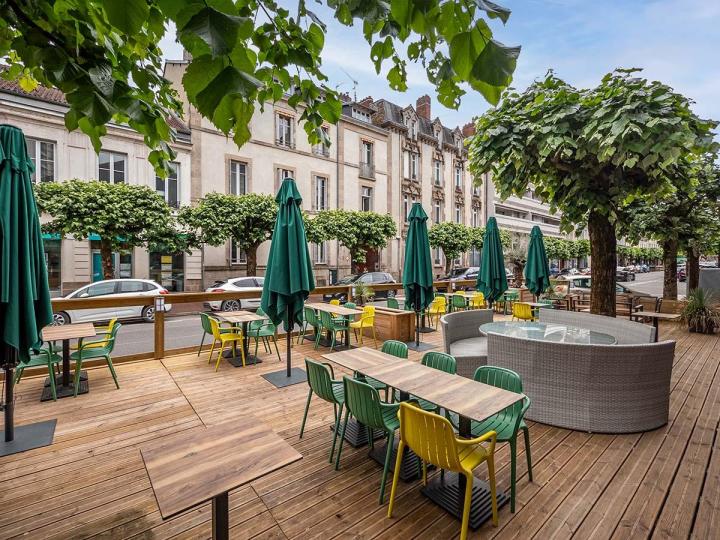 Repas sur place exterieur Limoges